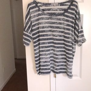 GAP Nautical Striped Navy/White t-shirt